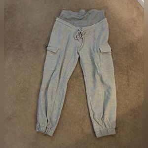 SHEIN Light Gray Maternity Joggers